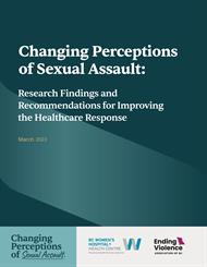Changing Perceptions of Sexual Assault Report cover