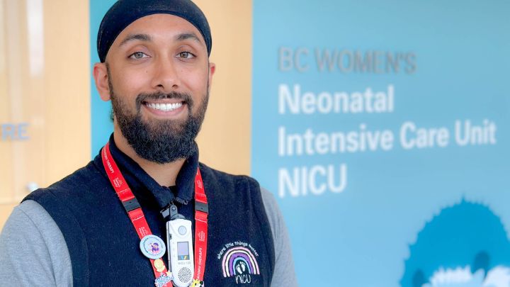 Indervir Deol, respiratory therapist, NICU, BC Women's Hospital + Health Centre