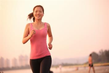 woman running